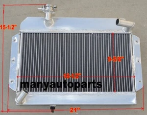 Full Aluminum Radiator for SIDE-FILL MG MGB GT / ROADSTER 1963-1968 64 65 66 67 - Picture 1 of 4