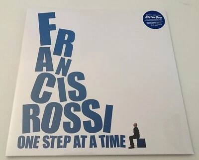 Francis Rossi of Status Quo One Step at a Time Blue Vinyl LP Sealed - Image 1 of 3