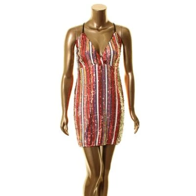 WOW COUTURE NUEVO Vestido ceñido al cuerpo de fiesta con lentejuelas metálicas para mujer TEDO Foto 1 de 2