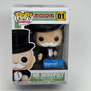Funko Pop MR MONOPOLY Walmart Exclusive Hasbro Board Games Figure 01 HIGH GRADE - Picture 1 of 7