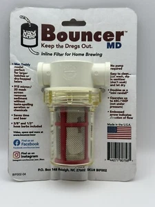 Bouncer Inline Beer Wine Filter Homebrew Classiç Mac Daddy Pro - Picture 1 of 5