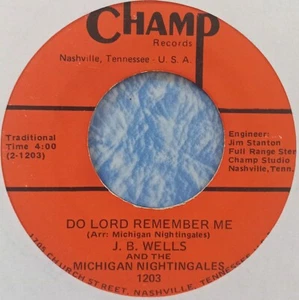 Hear RARE KALAMAZOO MI SOUL GOSPEL J.  B. Wells Michigan Nightingales "The Lord" - Imagen 1 de 2