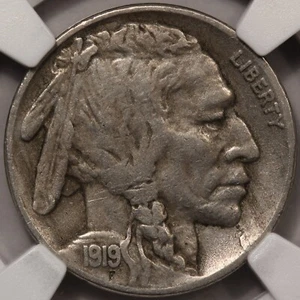 1919-S Buffalo Nickel NGC XF-40 - Small Obverse Lamination - Picture 1 of 4