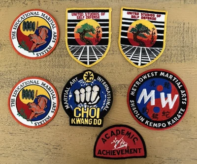 Martial Arts Patches Lot Of 7 Choi Kwang Do Karate Achievement - Image 1 of 4
