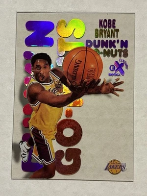 1998-99 Skybox E-X Century Kobe Bryant Dunk ‘N Go-Nuts #6DG Lakers HOF SSP - Image 1 of 4