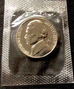 Jefferson Nickel 1959 prueba ¡todavía en violonchelo como nuevo! Monedas ENN - Imagen 1 de 2