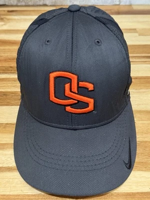 NIKE Legacy91 Dri-FIT Oregon State Beavers OSU Hat Gray Black Adjustable - Image 1 of 4