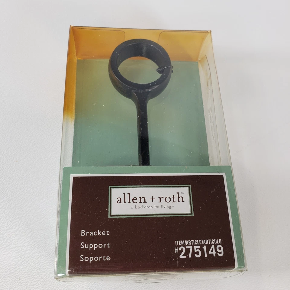 Soporte Allen + Roth madera burlada se adapta a varilla de hasta 1" de diámetro #275149 repuesto Foto 1 de 4