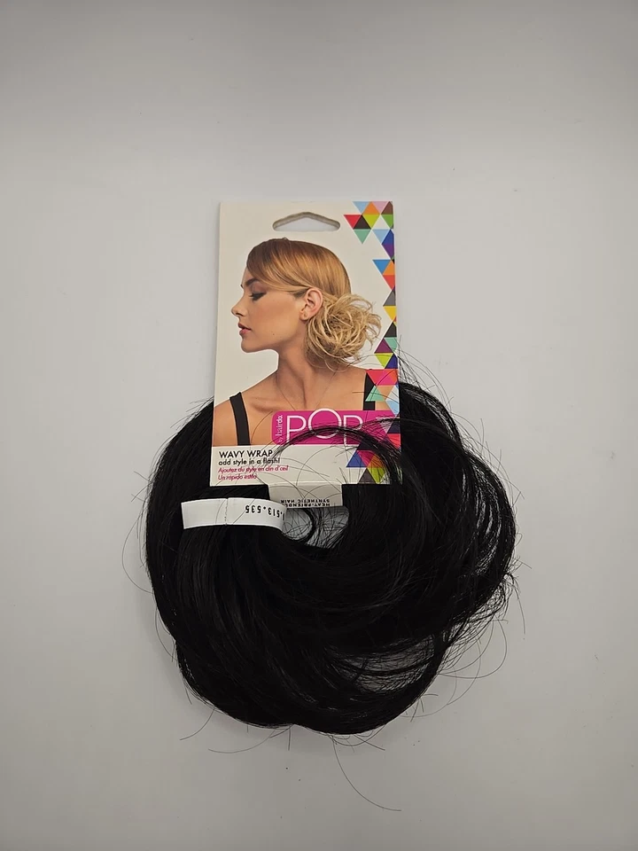 Pop by Hairdo Envoltura Ondulada Cabello Sintético Ébano R2 Tru2Life Respetuoso con el Calor Nuevo Foto 1 de 2