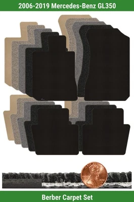Juego de alfombrillas bereber personalizadas para Mercedes-Benz GL350 2006-2019 (4 piezas) #YOZ Foto 1 de 4