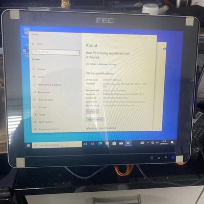 FEC AP3615 15”INTEL CELERON G540 2.50ghz 4gb 320hd ( Windows 10) - Image 1 of 4