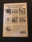 Skil Power Tools Original Print Advertising Skilsaw Power Saws!