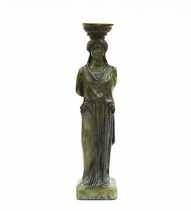 Caryatid bronze statue sculpture - Ancient Greek Architectural column Acropolis - Picture 1 of 5