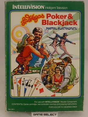 Las Vegas Poker & Blackjack Mattel Intellivision Eur - Original - Imagen 1 de 4