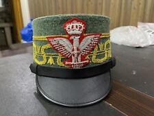 ITALION GENERAL cap, First World War, with hand-embroidered Greek and friezes