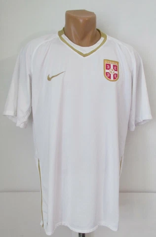 SERBIA 2008/2009/2010 AWAY FOOTBALL SHIRT SOCCER JERSEY TRIKOT ex-YUGOSLAVIA (L) Cover