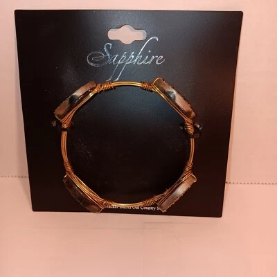 Made For Cracker Barrel Sapphire Bracelet 2.5" Inch - Image 1 of 4