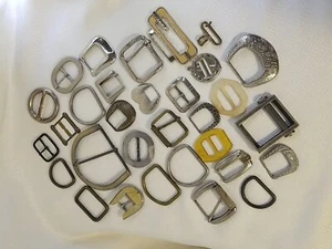 31 Piece Mixed Lot, Grab Bag - Resale Gifts! Vintage & Modern Belt Buckles - Picture 1 of 8