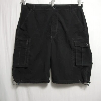 Shorts cargo Arizona Jean Co masculino preto leve tamanho 42 - Imagem 1 de 4