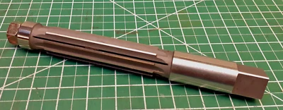 1  1/8" Hand Expansion Reamer USA  10 Flute HSS L&I (DoAll) w/nut - Image 1 of 4