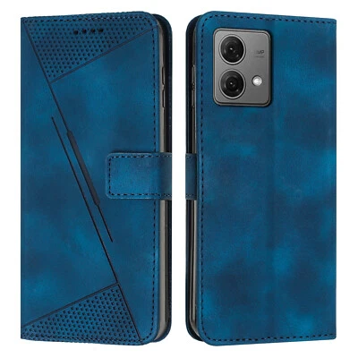 For Moto G54 5G G84 G04 PU Leather Card Slot Wallet case Shockproof cover - Image 1 of 4