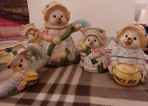 Vintage Fitz & Floyd Bears Teeservice Sammlerstücke - Bild 1 von 18