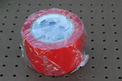 U-LINE ULINE RED INDUSTRIAL VINYL SAFETY TAPE 3" X 36 YDS