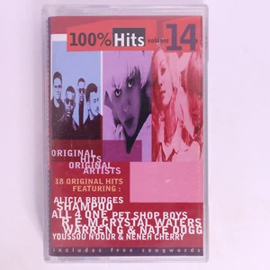 VARIOUS ARTISTS - 100% hits volume 14 Audio Cassette Tape - Picture 1 of 2