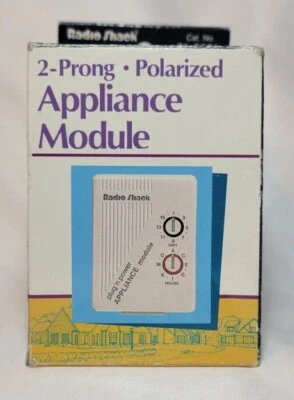 Radio Shack 61-2681B 2-Prong Polarized Appliance Module  Plug 'n Power - Image 1 of 3