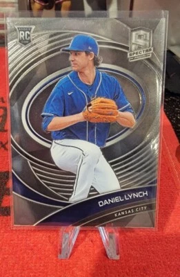 DANIEL LYNCH~ 2021 PANINI SPECTRA BASEBALL RC ROOKIE SILVER BASE PRIZM CARD #159 - Image 1 of 2