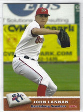 2007 Harrisburg Senators (Double-A Washington Nationals) John Lannan