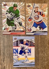 2023-24 Upper Deck OUTBURST SILVER Anders Lee📈Teravainen📈MVP Connor McDavid🐐