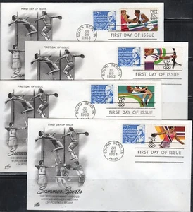 US Scott #2048-2051 "Summer Sports" FDC - Picture 1 of 1