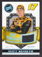 2009 Press Pass Premium NASCAR Hot Thread FIRESUIT HTMK Matt Kenseth Black 46/99