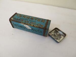 Vintage Automobilia Dodge Special Tungsten Spark Plug Tin Metal Container ONLY