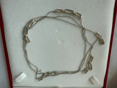 Ralph Lauren 42” Sterling 925 Necklace With Link Stations - Image 1 of 4