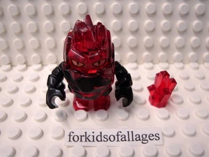 Lego Infernox Rock Monster Minifigure Trans-Red & Black Power Miners 8190 Pm027 - Picture 1 of 3