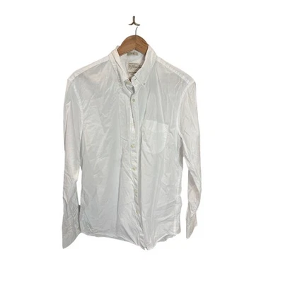Seven by J.Crew Secret Wash Shirt Mens L Slim Fit White Button Down 100% Cotton - Image 1 of 4