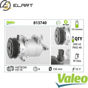 COMPRESSOR AIR CONDITIONING 813740 FOR FORD TRANSIT/TOURNEO/Bus/Van PEUGEOT - Picture 1 of 7