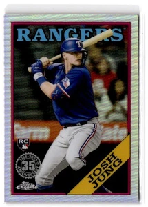 2023 Topps Chrome Josh Jung RC #88BC-15 1988 35th Anniversary Texas Rangers - Picture 1 of 2