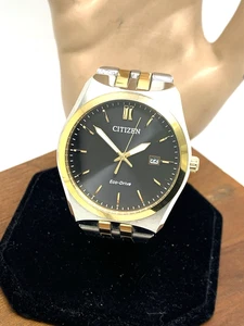 Reloj Citizen Hombre BM7334-58E Eco Drive Esfera Negra Dos Tonos Acero Inoxidable 40mm - Imagen 1 de 14