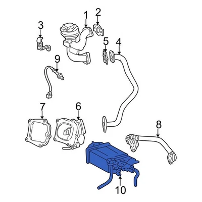 For Toyota Camry 2002-2003 Toyota 7774006111 Vapor Canister Foto 1 de 2