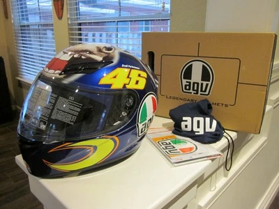 Casco Valentino Rossi #46 AGV K3 Misano - "Burro 46" TALLA XL, ¡TOTALMENTE NUEVO!! Foto 1 de 4