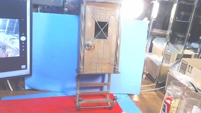 De colección - Recubierto de cobre - Ornado - Buzón de latón - y estante para colgar-- Foto 1 de 4