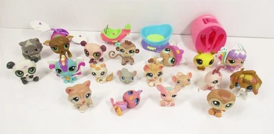 LOTE 19 LPS Mini Tiny My Little Pet Shop Animales Figuras Hasbro Juguete con Accesorios Foto 1 de 4