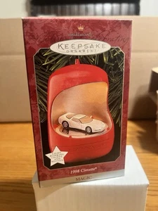 Hallmark Keepsake Christmas Ornament 1998 Corvette Car Magic NOS - Picture 1 of 6