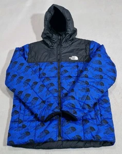 The North Face Niños Reversible Acolchado Acolchado Negro Azul Reino Unido Talla Extra Grande XL - Imagen 1 de 14