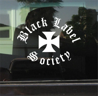 BLACK LABEL SOCIETY 8 INCH VINYL DECAL / STICKER