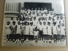 Foto vintage 8 X 10 Do Monte Olivet Igreja Batista Escola Dominical Classe!!!