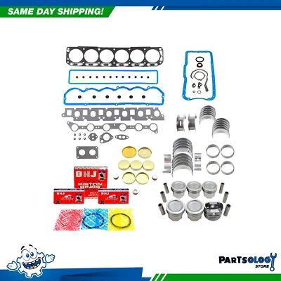 DNJ EK4107 Engine Rebuild Kit For 93-96 Ford E150 Econoline Club Wagon 4.9L OHV - Image 1 of 4